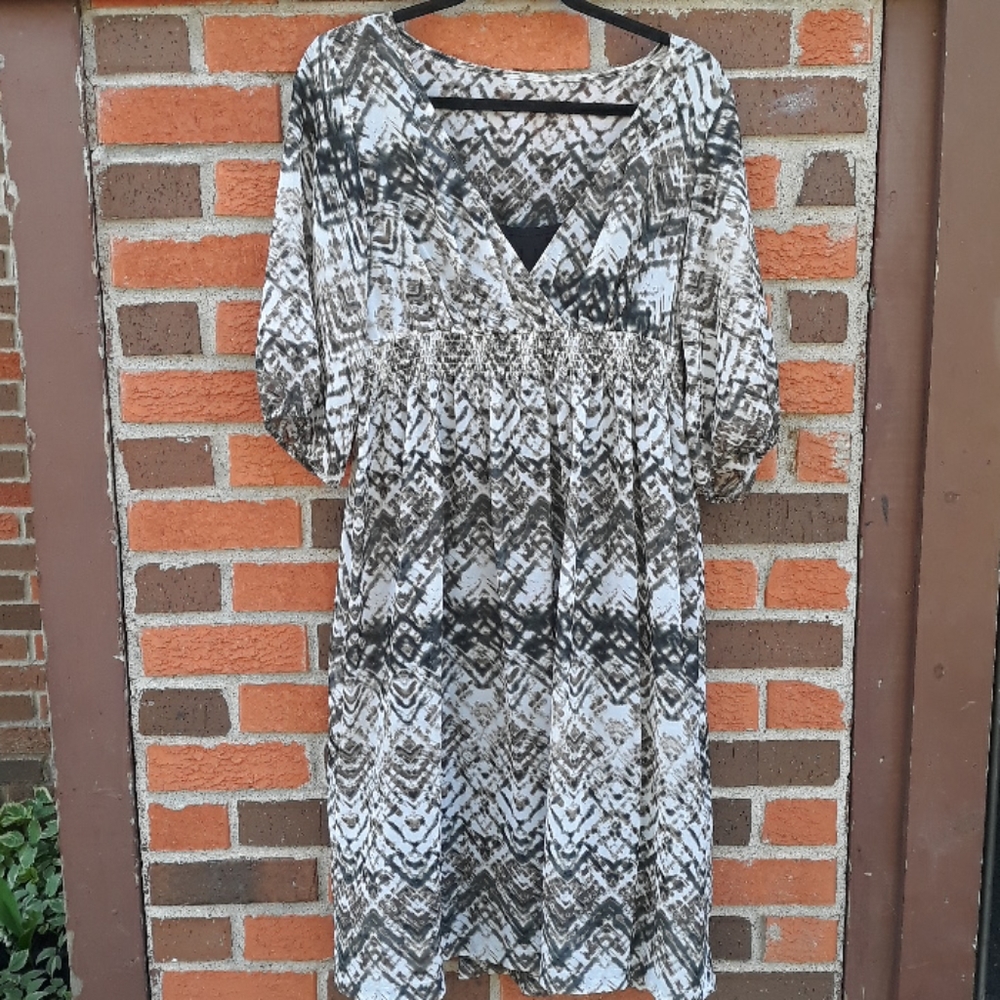 Jonathan Martin Empire Waist Dress